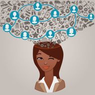 Social media concept N13