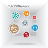 Abstract Infographic Vector Background