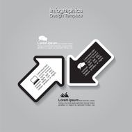 Infographics with arrows N5