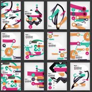 Set of Flyers Brochure Design Templates N7