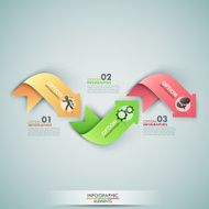 Modern infographics options banner N671