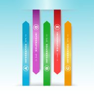 Arrow option banner Infographics N4