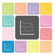 Graph Icon color set vector illustration N3