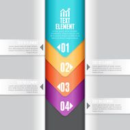 Downward Arrow Infographic