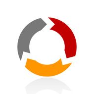 Chevron Chart icon on a white background - Pro Series N12