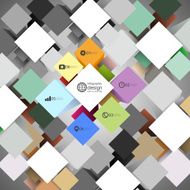 infographic cube box for business concepts modern template vector N14