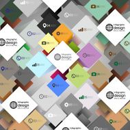 infographic cube box for business concepts modern template vector N15