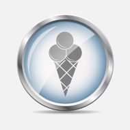 Food and Drink Glossy Icon Vector Illustration N13