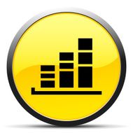 Bar Graph icon on a round button - CurveSeries N55
