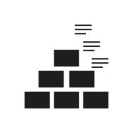 Pyramid icon on a white background - SingleSeries N5