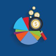 Marketing symbol clean vector