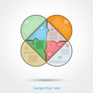 Diagram infographic for workflow and other Your variant Vector N3