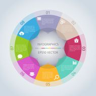 Circle modern Infographic N5