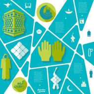 flat infographic Ramadan Kareem N82