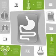 Medical sticker infographic N51
