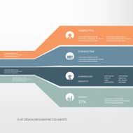Infographics menu vector design with four options N6