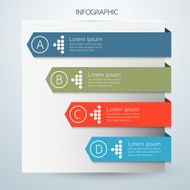 Infographics business arrow options modern design