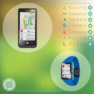 Smartphone and smart fitness watch