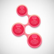 metaball colorful round diagram infographics N145