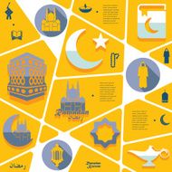 flat infographic Ramadan Kareem N85
