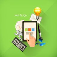 Web-design concept