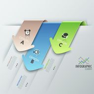 Modern infographics options banner N677