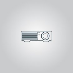 Projector sign icon N3
