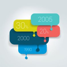 Speech bubble template scheme Infographic element N4