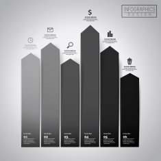 financial infographic template design N4