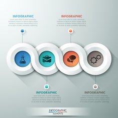 Modern infographic option banner N78