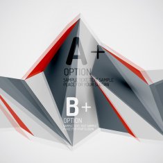 Geometric shapes in the air Vector abstract background N435