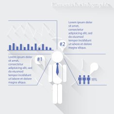 Elements for infographic Schedule data Flat icons N9