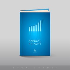 Modern abstract brochure as book Busines theme