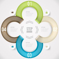 Modern infographics element N60
