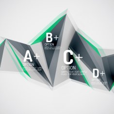Geometric shapes in the air Vector abstract background N437
