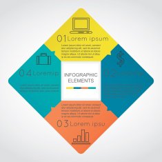 Infographic Template Rectangles