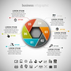 business infographic N444