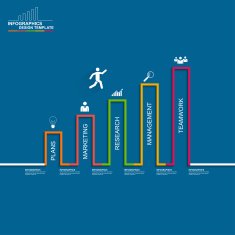 Infographics vector design template N333