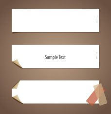 Note paper ready for your message Vector illustration N5
