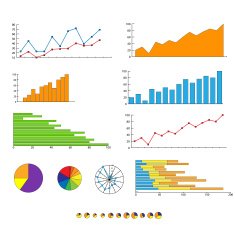 Finance Graph Document with Info Charts Financial Business N2