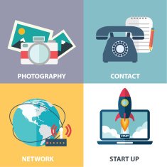 Colorful business marketing and finance concepts N38