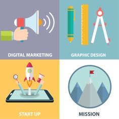 Colorful business marketing and finance concepts N40