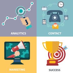 Colorful business marketing and finance concepts N42