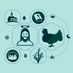 easter flat infographic N53