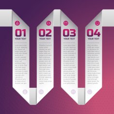 Business diagram template with text fields N22