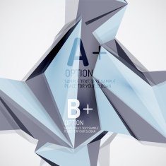 Geometric shapes in the air Vector abstract background N463