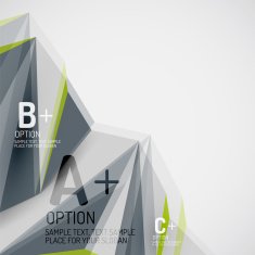 Geometric shapes in the air Vector abstract background N466