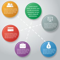 Teamwork social infographic diagram presentation N20