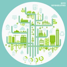 Eco city infographic N8