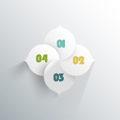 Modern design template for inforgraphics N2